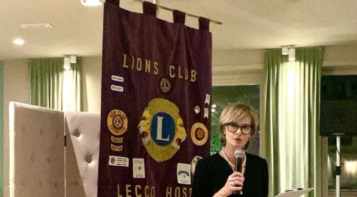 Lecco, il Lions Club Lecco Host festeggia i 67 anni di attività Chiara Boniotto presidente Lions Club Lecco