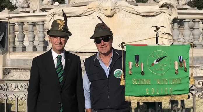 150 anni di Corpo degli Alpini, anche la sezione di Colico a Napoli per i festeggiamenti ana colico festeggiamenti napoli