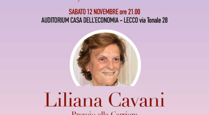 Liliana Cavani a Lecco per ritirare il Premio Manzoni alla Carriera 2022 Premio Manzoni alla Carriera Liliana Cavani