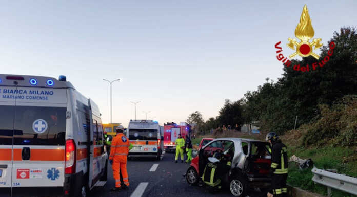 Altro incidente sulla SS36: due feriti nello scontro a Carate