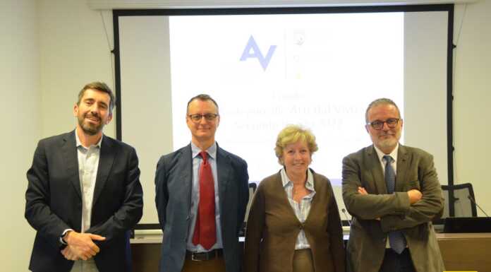 Fondo Arti dal Vivo: presentati i 34 progetti scelti con il 2° Bando 2022 Da sinistra Riccardo Fasoli, Giuseppe Borgonovo, Maria Grazia Nasazzi e Paolo Dell'Oro