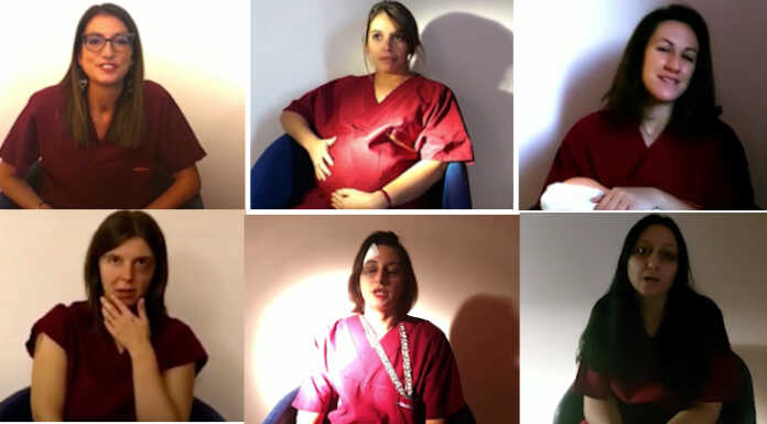 Un video delle ostetriche dell’ospedale di Merate per dire no alla violenza sulle donne