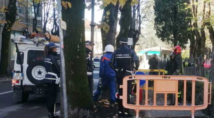 Merate. Salta la corrente in centro, Vigili del Fuoco e tecnici al lavoro Guasto_centro_merate_20221123