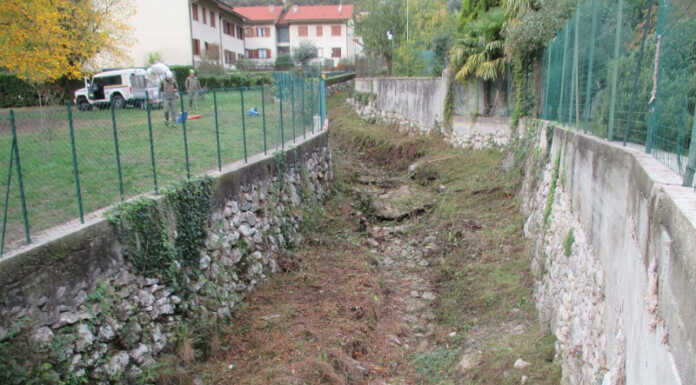 Valmadrera. La Protezione Civile al lavoro per ripulire gli alvei dei torrenti L'alveo del torrente dopo la pulizia
