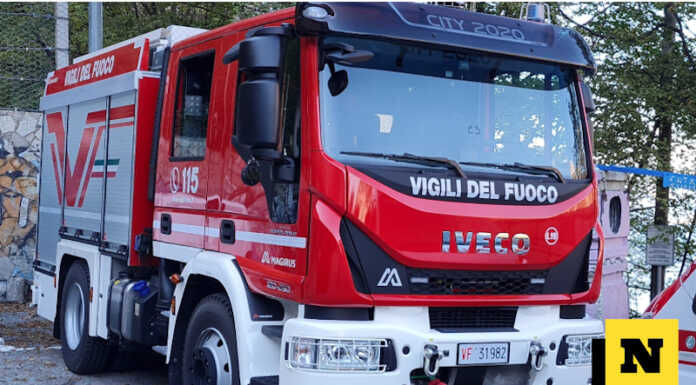 Incendio alla canna fumaria, intervengono i pompieri a Ballabio