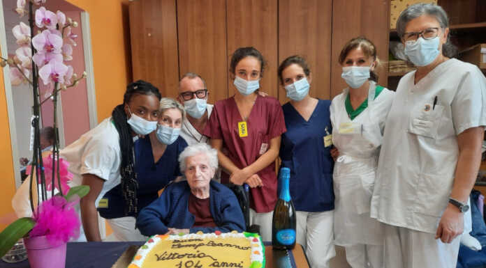 Festa all’Airoldi e Muzzi per i 104 anni della signora Vittoria Primatesta La signora Vittoria Primatesta