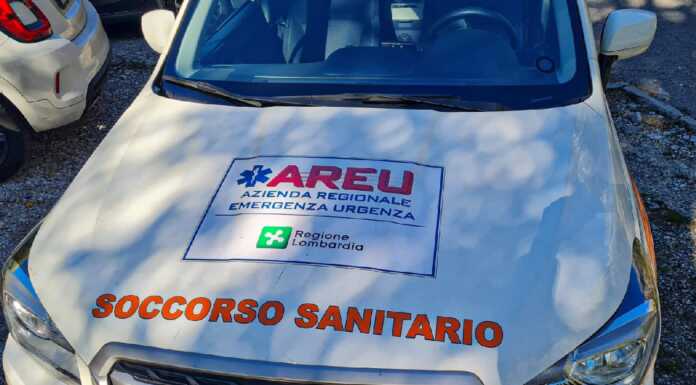 Incidente sulla SP72 a Lierna: investito ciclista automedica