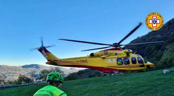 Escursionista in difficoltà in zona Zucco di Manavello: mobilitati i soccorsi Intervento Elisoccorso Civate