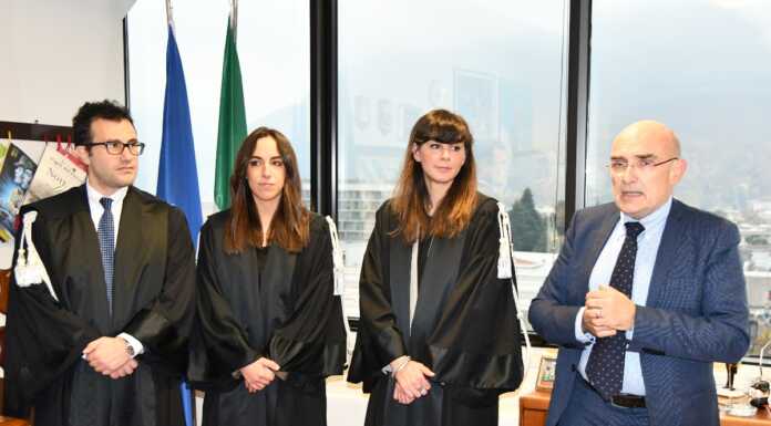 Tre giovani pubblici ministeri: nuovo “ossigeno” per la Procura di Lecco
