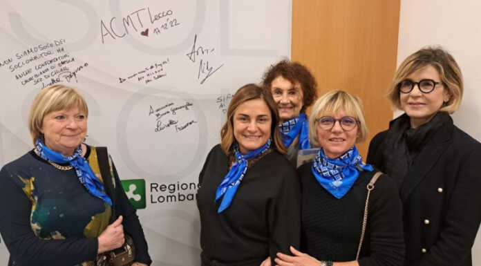 Ad Acmt e Auser Lecco il premio #MAISoli di Regione Lombardia Acmt Lecco premiata da regione Lombardia