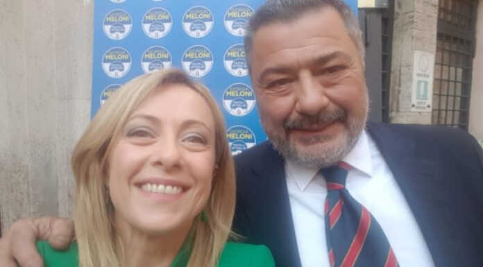 L’On. Pietro Fiocchi nominato Commissario Provinciale Fratelli d’Italia Lecco La Premier Giorgia Meloni con l'On. Pietro Fiocchi