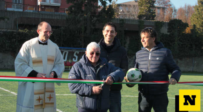 Merate, è realtà il nuovo campo in erba sintetica dell’Osgb