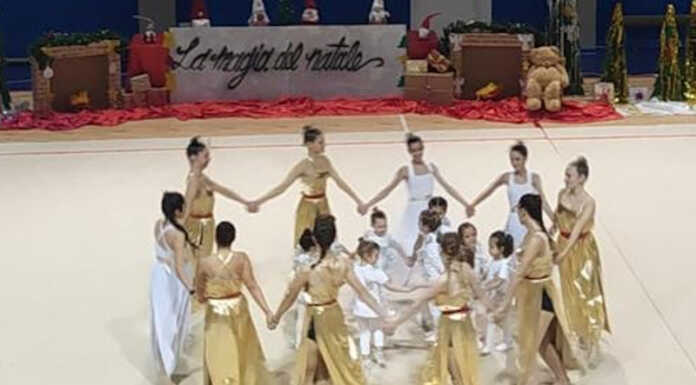 Palazzetto sold out per il gala d’inverno dell’Asd Rhythmics Gym Merate