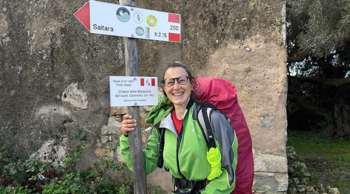 Merate: l’impresa di Sara Bonfanti, 7.200 chilometri a piedi da Nord a Sud lungo il Sentiero Italia