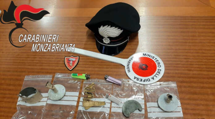 Minacce e tentativi d’estorsione a Brugherio, tre giovani arrestati dai Carabinieri Brughierio bomba carta Carabinieri Monza