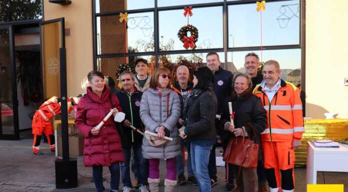 Calolzio, festa di Natale ai Volontari del Soccorso. Il vicesindaco: “L’associazione dà onore alla città”
