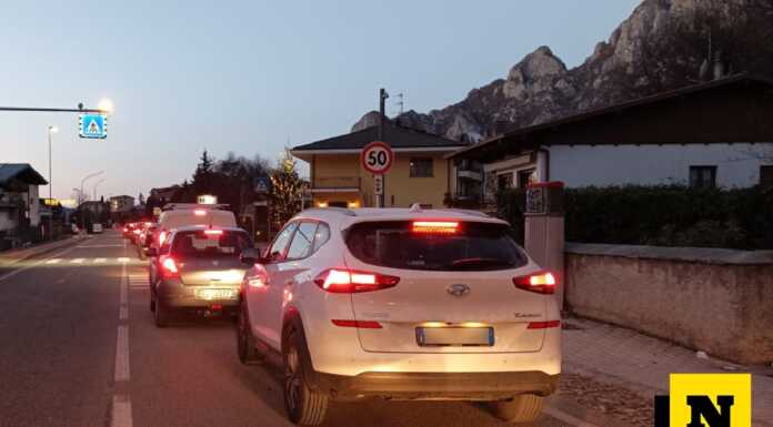 Viabilità. Altra giornata di passione sulla vecchia Lecco – Ballabio frana traffico lecco ballabio 2022
