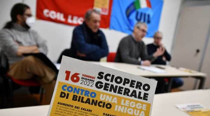 Sciopero generale, venerdì il presidio di fronte alla Prefettura