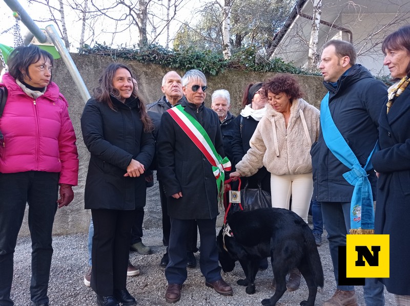Visita Ministro Alessandra Locatelli parco giochi inclusivo Lierna