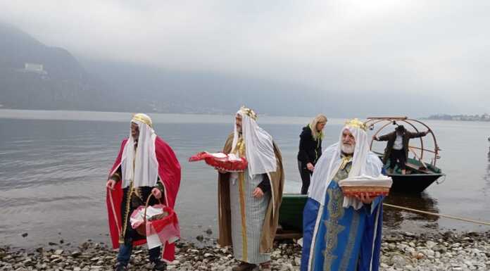 Epifania, ad Abbadia i Re Magi arrivano dal lago Sbarco Re Magi Abbadia