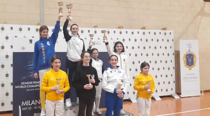 Scherma. Alice Magnifico sfiora la medaglia nella gara di spada Malo GPG Spada Circolo Scherma Lecco Magnifico