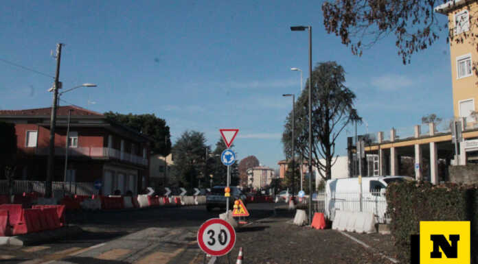 Lavori in ritardo in viale Verdi, Cambia Merate: “Disagi notevoli per nido e materna” Cantiere Viale Verdi Merate
