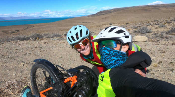 Steppo e Lola a Puerto Natales dopo 200 difficili km tra le Torri del Paine Stefania Valsecchi e Lola Delnevo