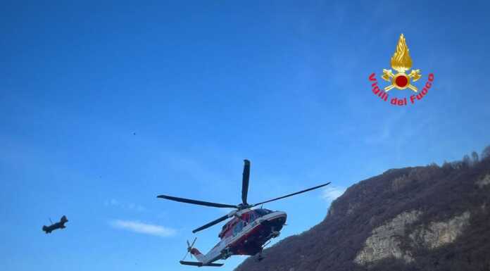 Varenna, si perdono durante un’escursione: interviene l’elicottero dei vigili del fuoco