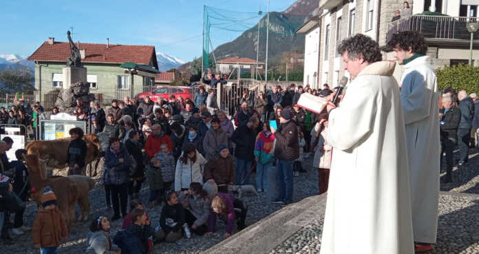 Abbadia. Sant’Antonio a Crebbio, ultimi atti con la benedizione degli animali Benedizione animali Crebbio Sant'Antonio