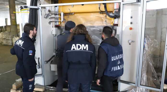 Da Lecco diretti all’Etiopia, sequestrati macchinari per produrre bossoli
