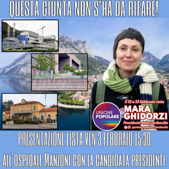 Maria Ghidorzi candidata presidente Unione Popolare