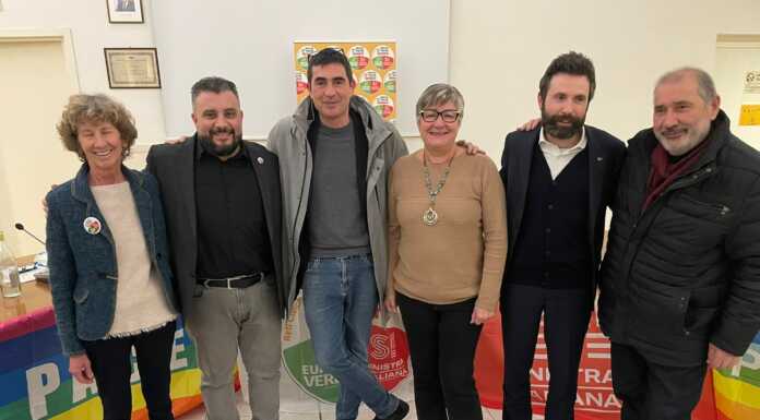 Regionali. Fratoianni a Osnago lancia la campagna di Sinistra-Verdi