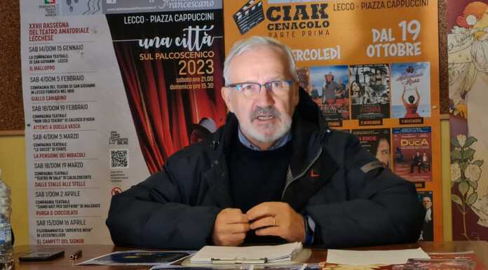 Lecco lirica e teatro amatoriale, tornano le tradizionali rassegne del Cenacolo Il presidente Mario Bonacina