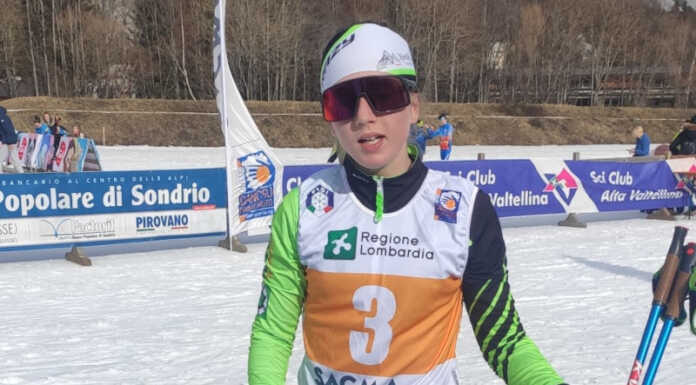 Sci nordico. Aurora Invernizzi d’argento al Campionato regionale sprint Aurora Invernizzi