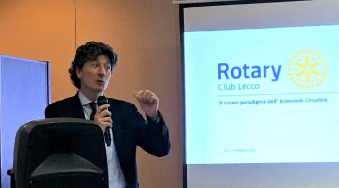 Al Rotary Club Lecco una serata sul nuovo paradigma dell’economia circolare