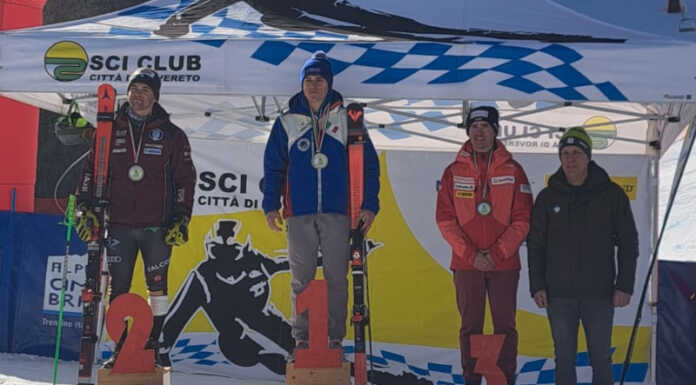 Sci. Bertoldini (SC Lecco) da applausi a Folgaria nello Slalom Gigante Andrea Bertoldini