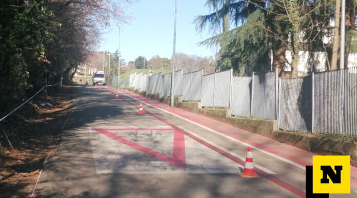 Merate, meno auto e più spazio per i pedoni per aumentare la sicurezza fuori dalle superiori Merate via dei Lodovichi liceo