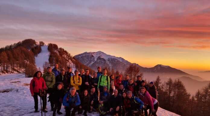 Cai Bellano. Escursione in notturna al Cimone di Margno Cai Bellano cimone di Margno