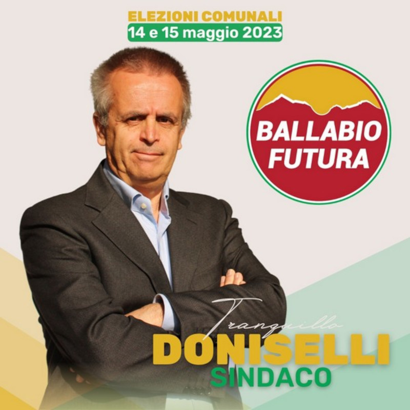 Tranquillo Doniselli Ballabio Futura candidato sindaco