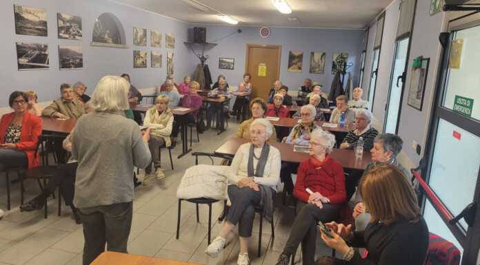 Al centro anziani di Calolzio incontro con l’Auser Avac Calolzio