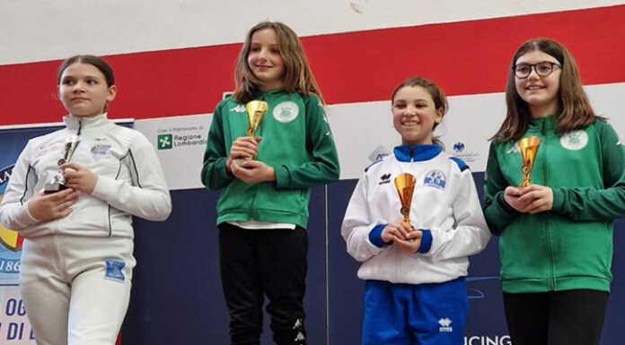 Scherma GPG. Brava Sancassani, bronzo conquistato