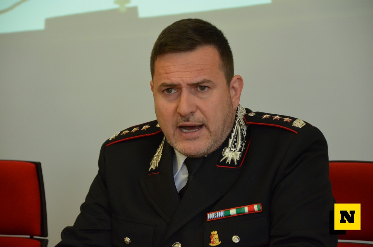 Il Comandante provinciale Alessio Carparelli