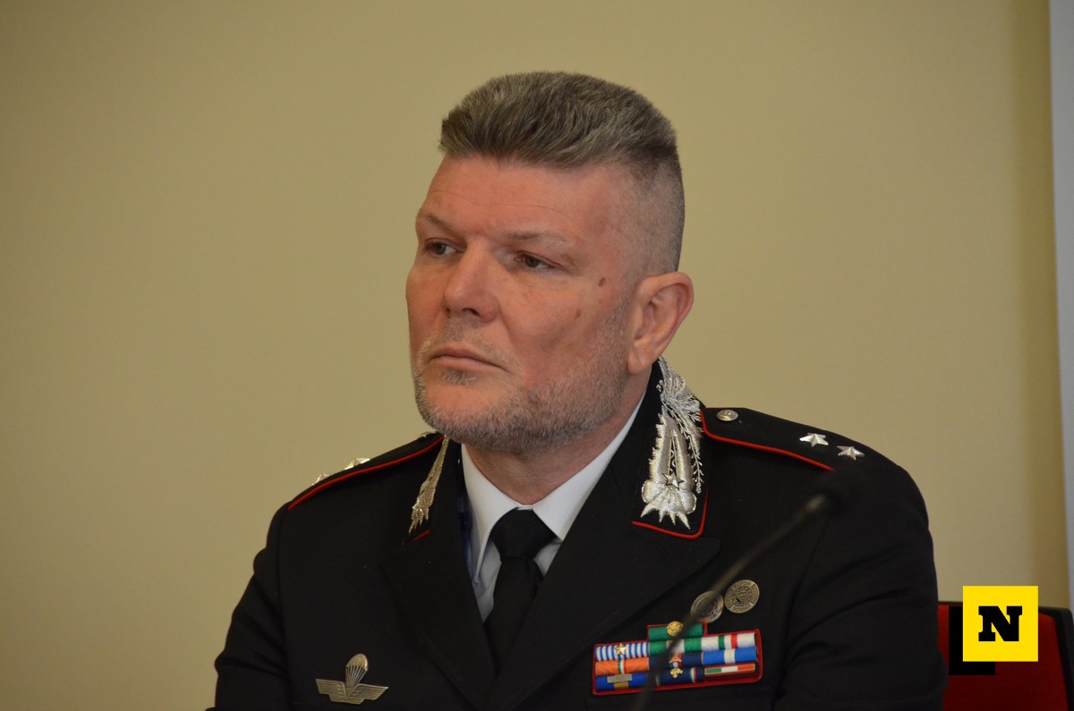 Il tenente Raffaele La Rovere, Comandante del Nucleo Operativo Radiomobile di Merate