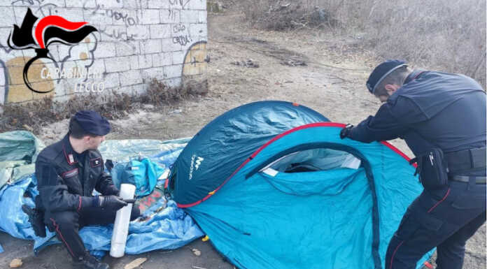 Spaccio di droga: smantellati dai carabinieri 7 bivacchi nei boschi Bivacco droga boschi