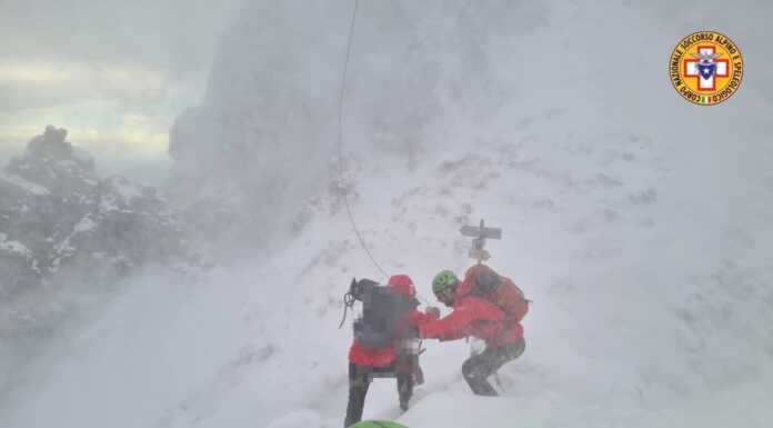 Bloccati sulla Segantini in Grignetta, intervento del Soccorso Alpino Cnsas Lecco Segantini