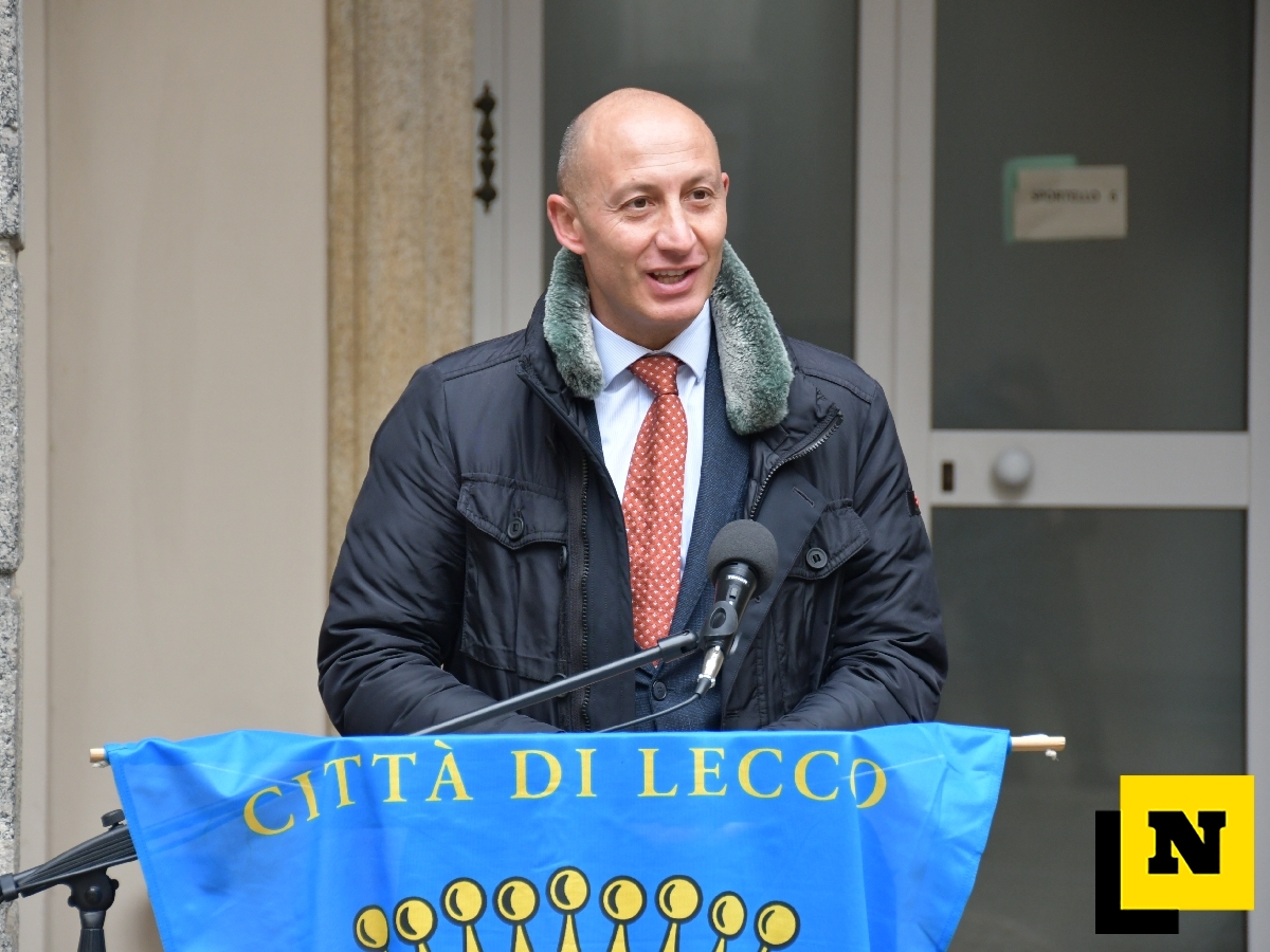 Il sindaco Mauro Gattinoni Lecco