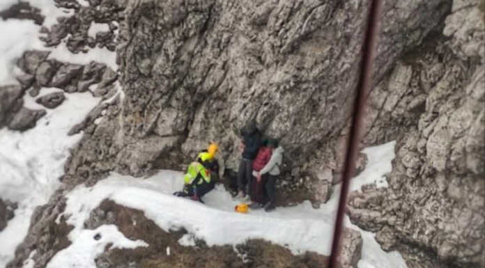 Bloccati in Grignetta: quattro escursionisti soccorsi dall’elicottero dei Vigili del Fuoco
