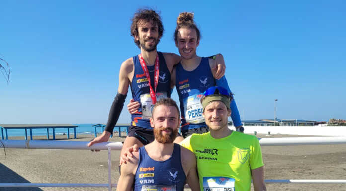 Roma-Ostia Half Marathon. Michele Fontana 11°, bene i Falchi Lecco Lecchesi alla Roma Ostia