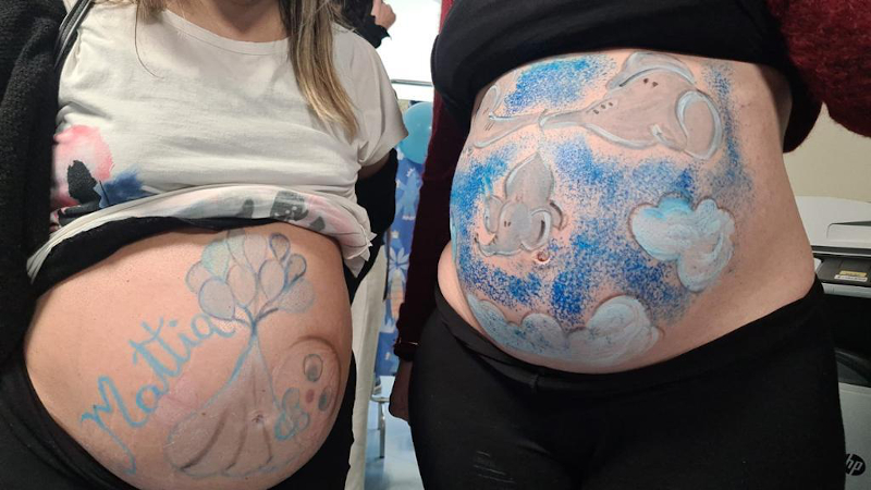 Belly painting ospedale di Merate