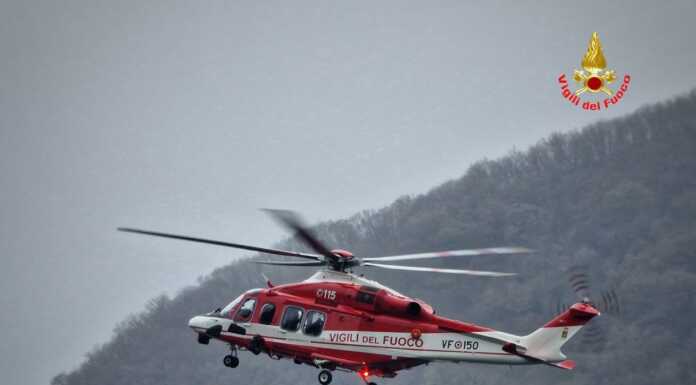 Quattro escursionisti in difficoltà sul Resegone, interviene l’elicottero dei vigili del fuoco